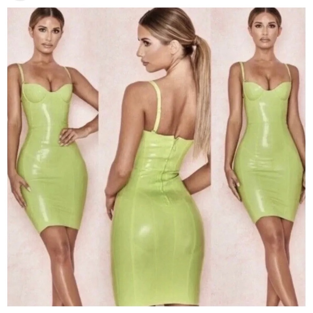 Ultra rare House of CB Lexii Latex dress